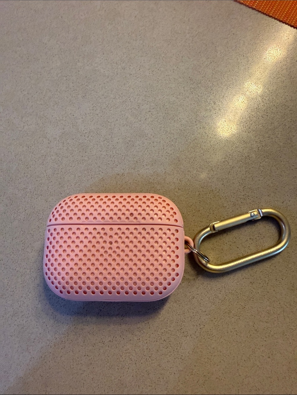 Protective Pink AirPods Case with Carabiner Apple air pods pro second generation